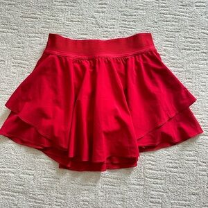 Red Lulu Lemon Skirt